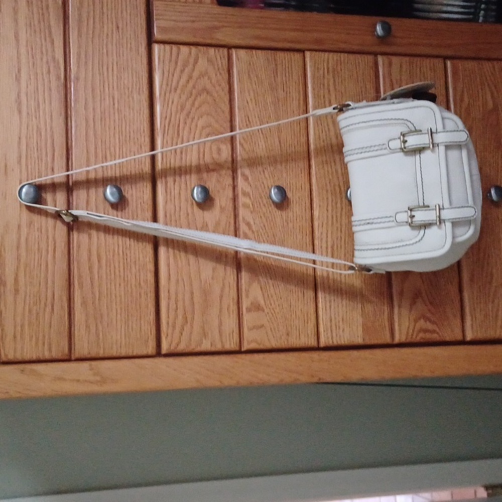 The Sak Laguna Leather cream bag